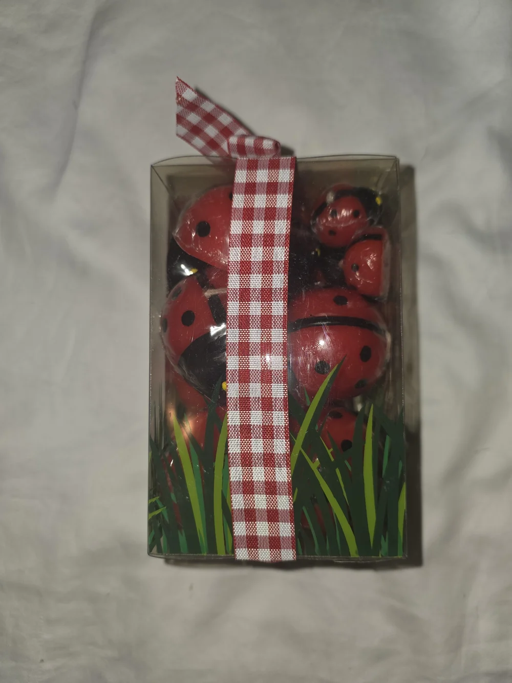 Crate & Barrel Red Ladybug Decorative Floating Candles